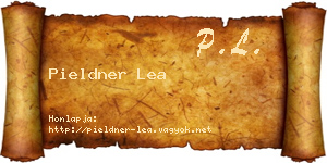 Pieldner Lea névjegykártya